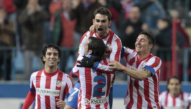 Atl&eacute;tico Madrid festigte den zweiten Tabellenplatz hinter dem FC Barcelona. Foto: Alberto Martin
