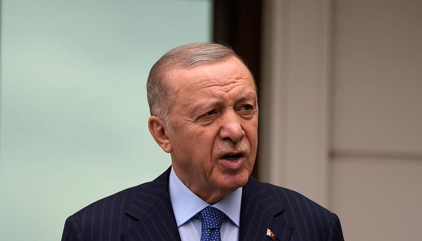 Der t&uuml;rkische Pr&auml;sident Recep Tayyip Erdogan spricht verschl&uuml;sselte Drohungen aus. (Archivbild)