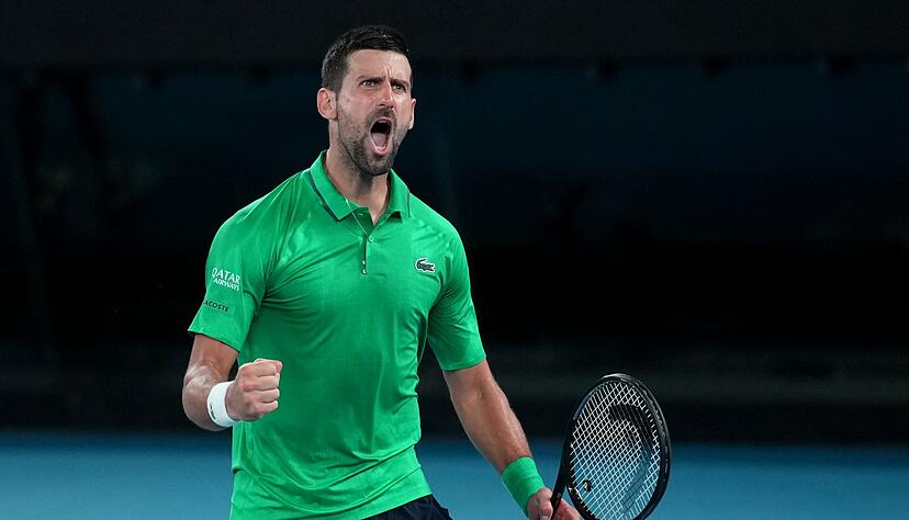 Novak Djokovic will auch nach dem Endspiel gegen Carlos Alcaraz jubeln.