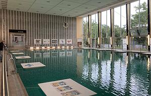 Das frühere Schwimmbecken ist zum Löschwasserreservoir für das nahe Müllheizkraftwerk geworden. Foto: Valerie Blass Das frühere Schwimmbecken ist zum Löschwasserreservoir für das nahe Müllheizkraftwerk geworden. Foto: Valerie Blass