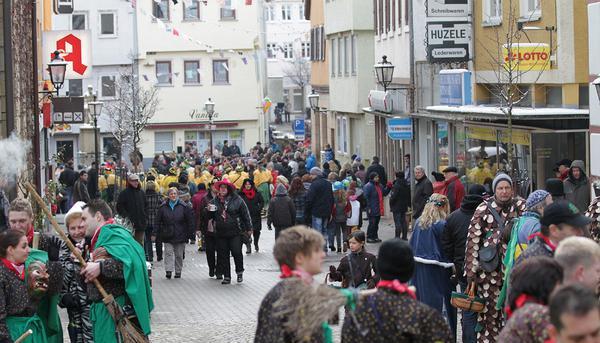 Fasnet-Umzug in Brackenheim | 12.01.