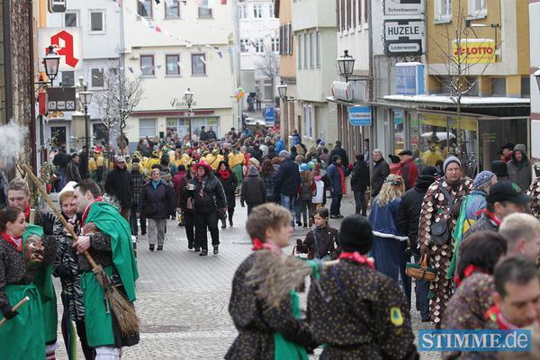 Fasnet-Umzug in Brackenheim | 12.01.