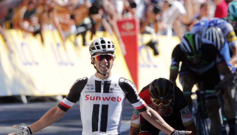 Michael Matthews hat die 14. Etappe der Tour de France gewonnen. Foto: Christophe Ena