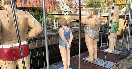 Jetzt wurde das Mädchen durch eine Zwillingsfigur ersetzt.
Fotos: Krauth