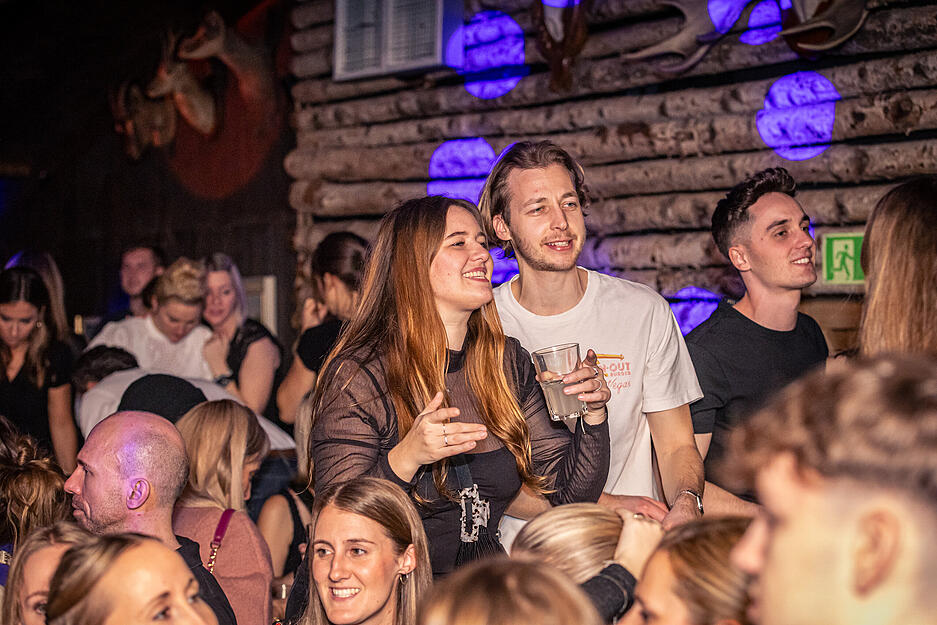 Letzter Partyabend im Heilbronner Winterdorf. Letzter Partyabend im Heilbronner Winterdorf.