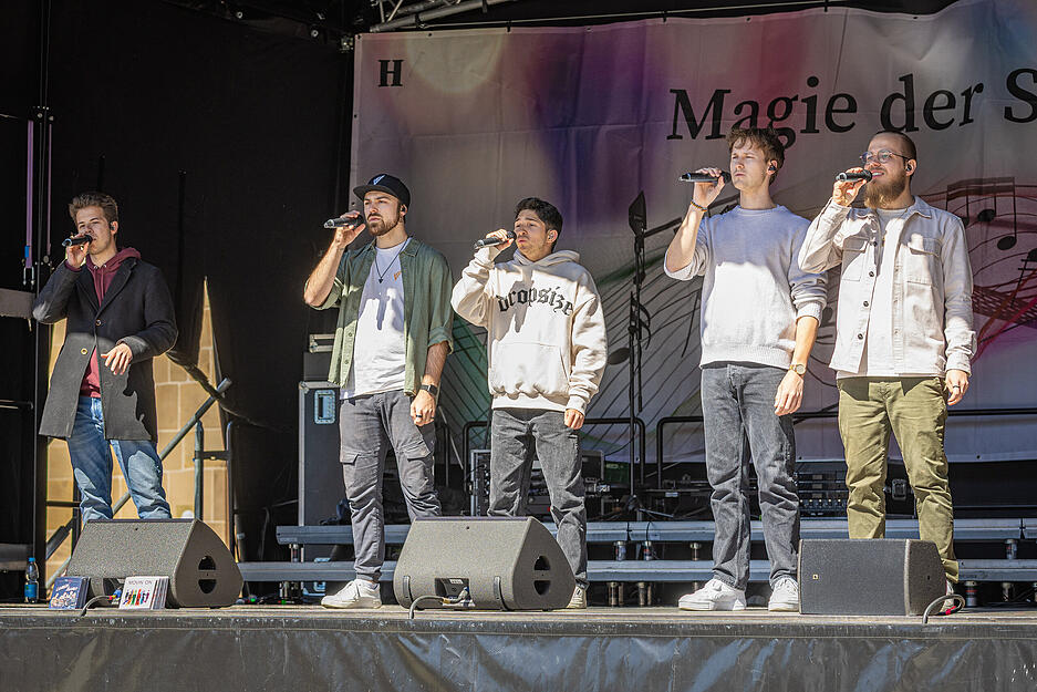 Der bunte Shoppingnachmittag, veranstaltet von der Heilbronn Marketing GmbH und dem Chorverband Heilbronn, war ein Publikumsmagnet f&uuml;r die gesamte Region.