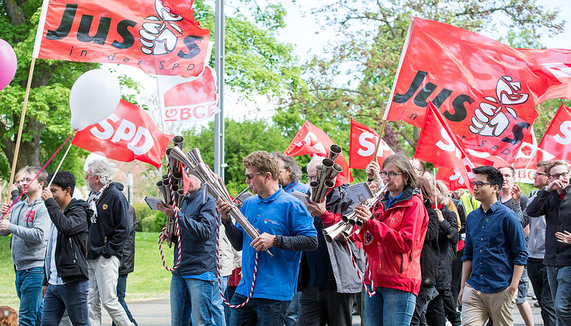 1.-Mai-Demo in Heilbronn