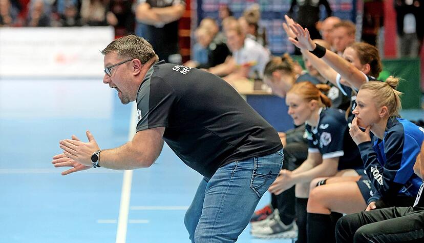 Alles Anfeuern, alle Motivation half nicht − Thomas Zeitz und die Sport-Union Neckarsulm verloren am Donnerstagabend in Solingen.