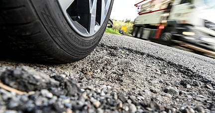 Autofahren ist die größte Mikroplastikquelle. Foto: dpa