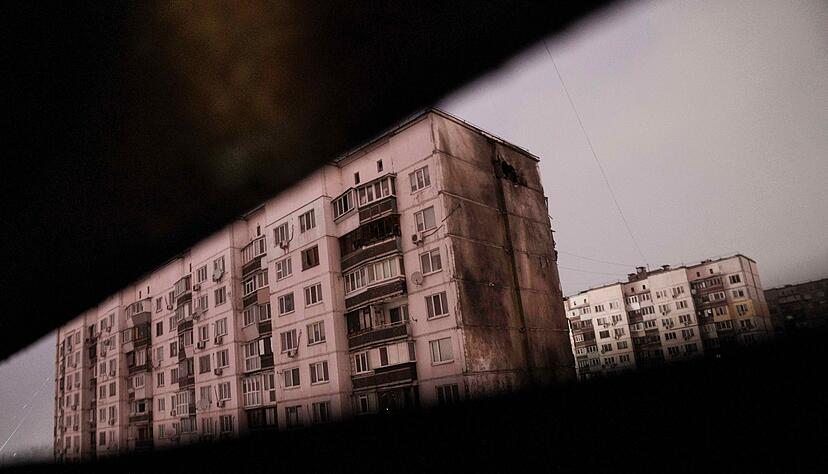 Kiew ist hart getroffen.