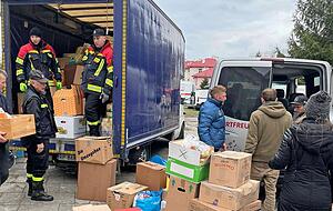 Jede Menge Sachspenden aus Heilbronn kamen in Polen an. Jede Menge Sachspenden aus Heilbronn kamen in Polen an.