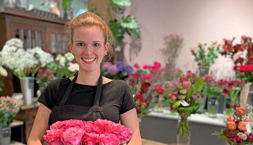 Für Lisa Ghizelea sind Blumen eine Handwerkskunst mit familiärer Tradition
 Foto: Janine Zimmermann
