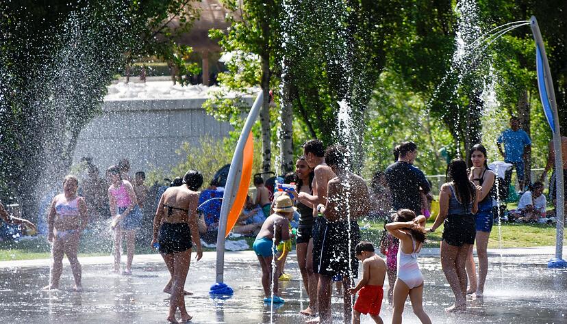 Temperaturen von gut über 40 Grad in manchen Teilen Spaniens plagen derzeit die Menschen. Temperaturen von gut über 40 Grad in manchen Teilen Spaniens plagen derzeit die Menschen.