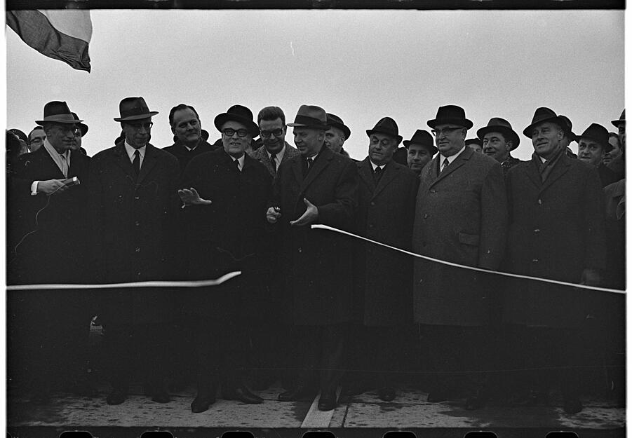 18. Dezember 1967:  Verkehrsfreigabe des Autobahnabschnittes zwischen Walldorf und Sinsheim.