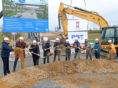 Der Spatenstich zur Nordumfahrung in Heilbronn markiert den Start eines wichtigen Infrastrukturprojekts.