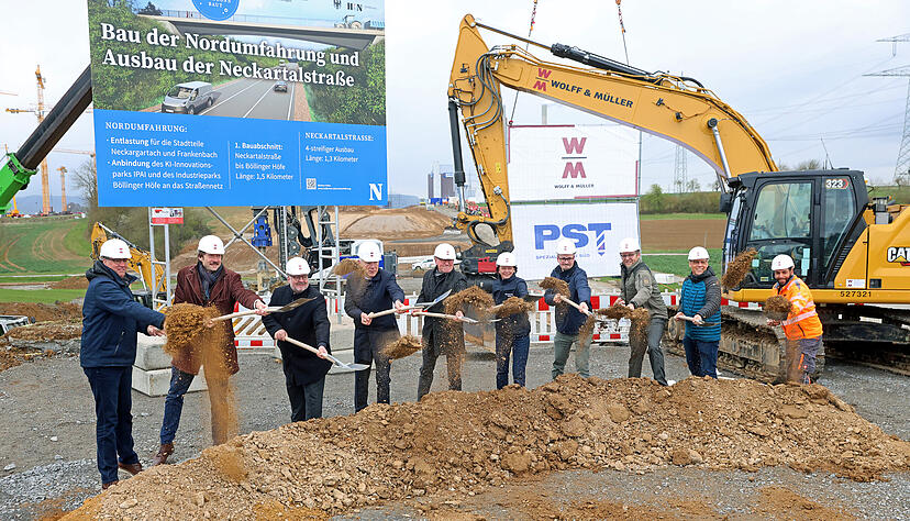 Der Spatenstich zur Nordumfahrung in Heilbronn markiert den Start eines wichtigen Infrastrukturprojekts.