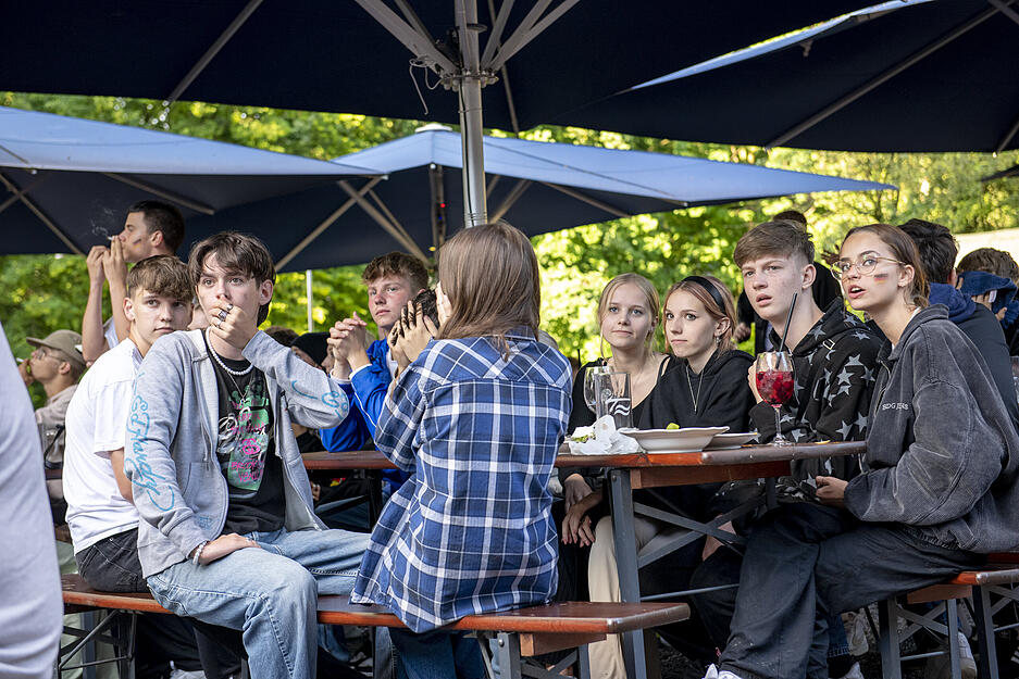 Public Viewing in Heilbronn: EM-Achtelfinale Deutschland England