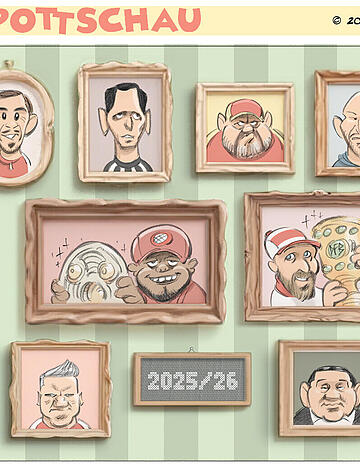 Jeden Samstag erscheint die Spottschau von Christoph H&auml;rringer - seit 20 Jahren.