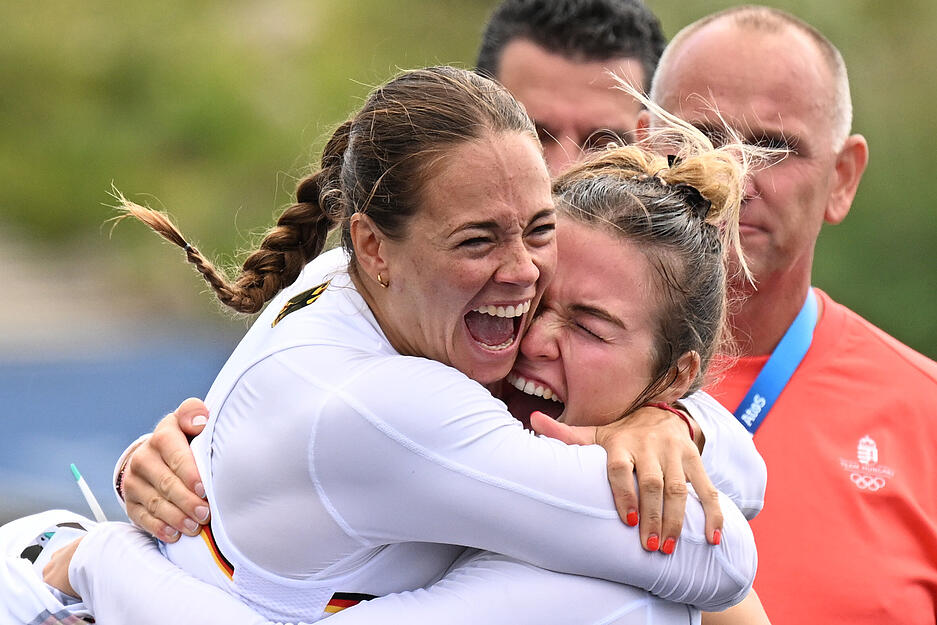 Kajak-Zweier der Frauen, Kanu: Bronze über 500 Meter für Paulina Paszek und Julie-Marie Hake.