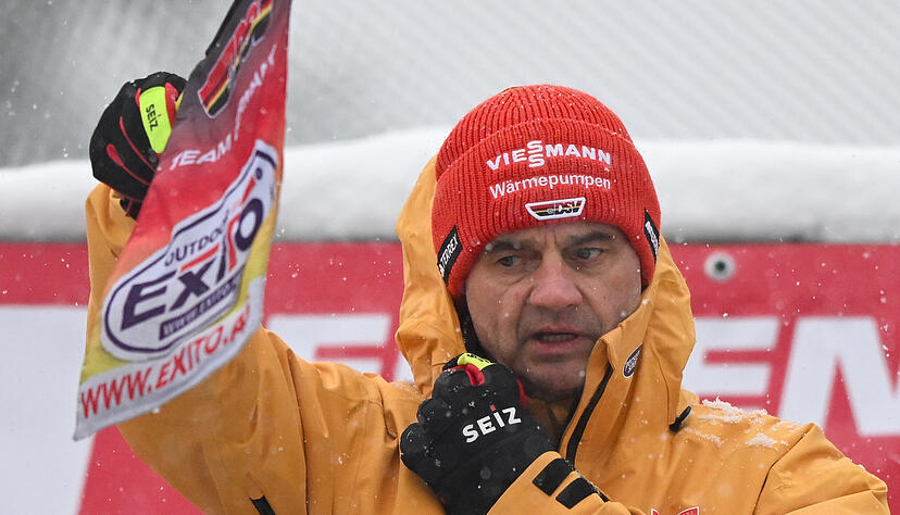 Hält große Stücke auf Adrian Tittel: Bundestrainer Stefan Horngacher. Hält große Stücke auf Adrian Tittel: Bundestrainer Stefan Horngacher.