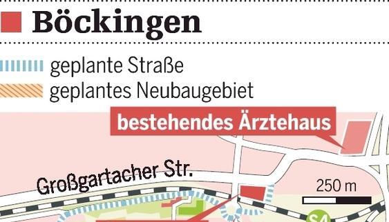 Dieses Ärztehaus könnte bald Konkurrenz bekommen: In der Großgartacher Straße in Böckingen sollen etliche Praxen in einem Neubau eröffnet werden.Foto: Kugler Dieses Ärztehaus könnte bald Konkurrenz bekommen: In der Großgartacher Straße in Böckingen sollen etliche Praxen in einem Neubau eröffnet werden.Foto: Kugler