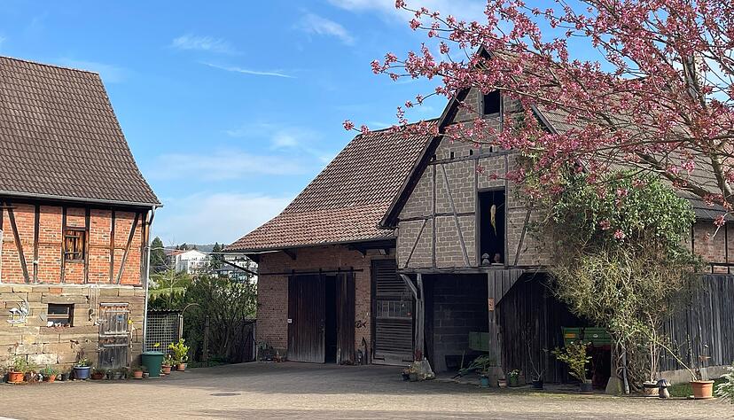 Drei alte Hofstallungen im L&ouml;wensteiner Ortsteil H&ouml;&szlig;lins&uuml;lz sollen zu Mehrfamilienh&auml;usern werden.