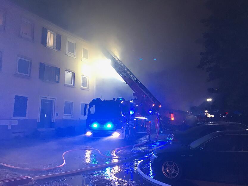 Brand in Gundelsheim