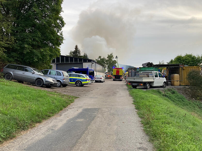 Brand Gewerbebetrieb Oberkessach Brand Gewerbebetrieb Oberkessach