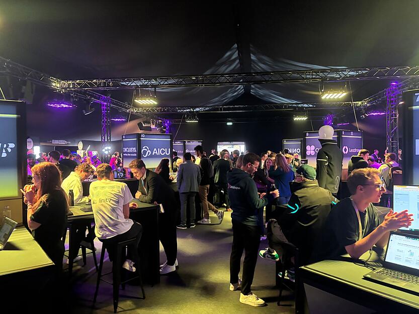 Bei der Slush'D geht es ums Vernetzen und ums Pitchen einer Idee.
