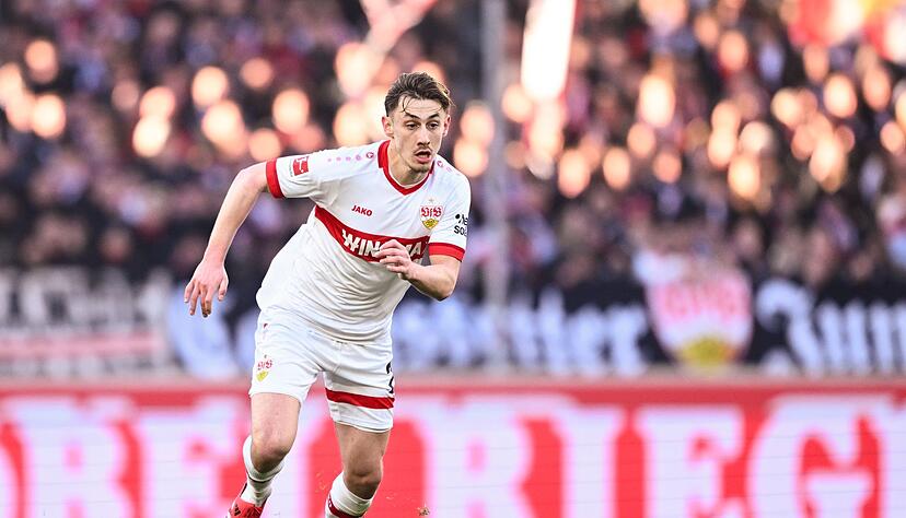 Anthony Rouault war im Sommer 2023 - zun&auml;chst auf Leihbasis - vom FC Toulouse nach Stuttgart gekommen.