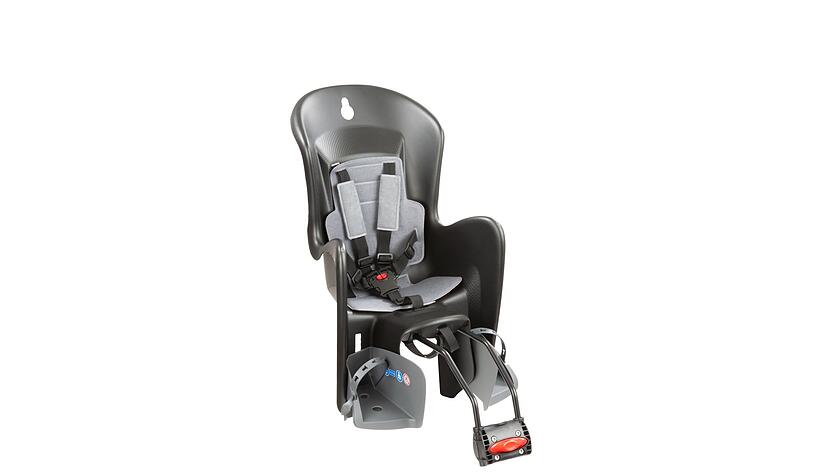 Note «gut» (2,2) bekommt der Hecksitz zur Rahmenmontage «Polisport Bilby Maxi FF» (69 Euro). Note «gut» (2,2) bekommt der Hecksitz zur Rahmenmontage «Polisport Bilby Maxi FF» (69 Euro).