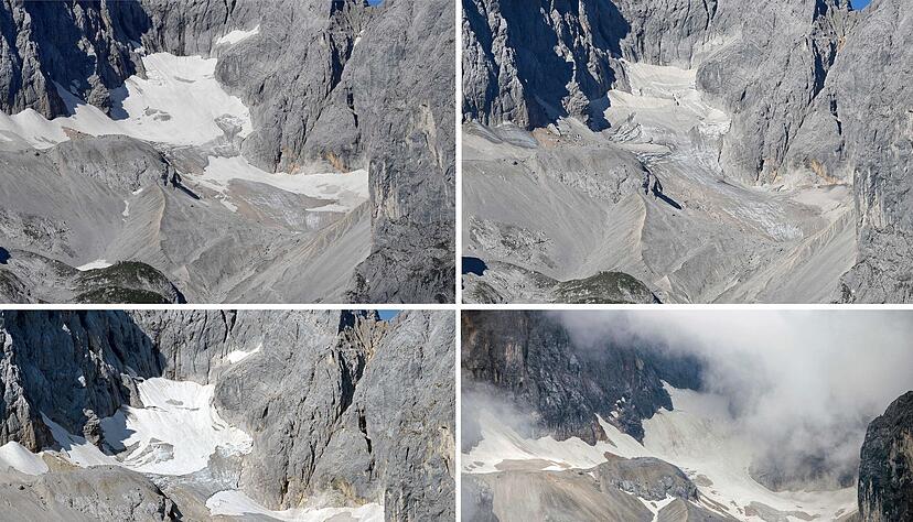 Der H&ouml;llentalferner in den Jahren 2021 bis 2024 (von links nach rechts in zwei Zeilen).