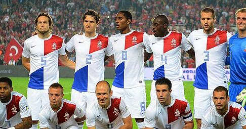 Das Team aus den Niederlanden. Foto: epa