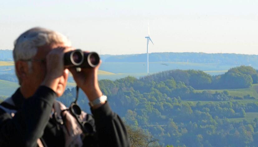 Mit dem Fernglas suchen Gutachter Quadratkilometer um Quadratkilometer nach gesch&uuml;tzten Vogelarten ab. Ein aufwendiges Unterfangen, das zuletzt noch aufwendiger wurde. Foto: Gleichauf/Archiv