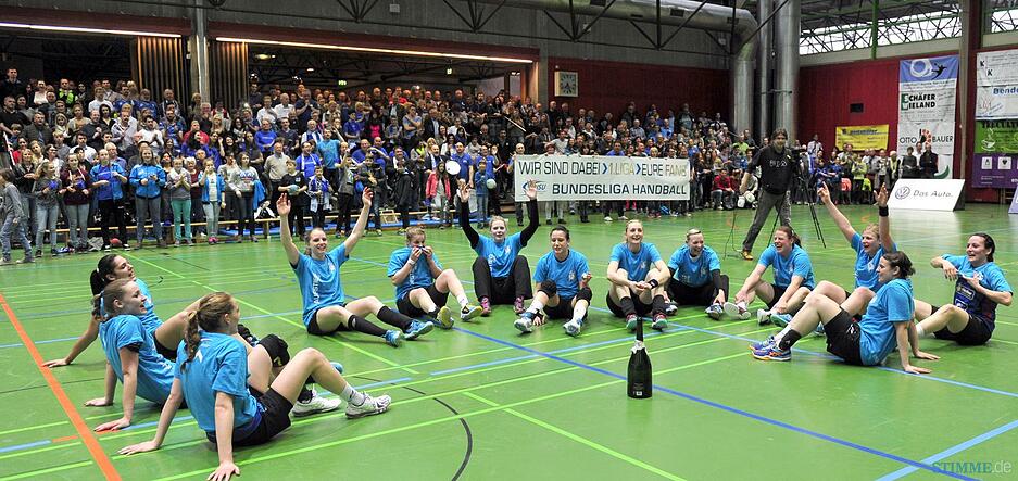 Der Aufstieg ist perfekt in Neckarsulm 09.04.