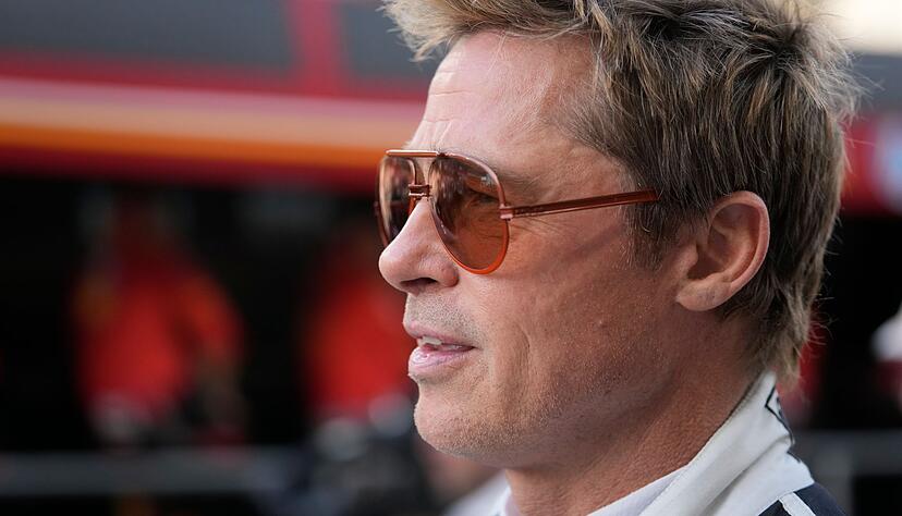 Das Team um Hauptdarsteller Brad Pitt drehte viele Szenen an Rennwochenenden. (Archivbild) Das Team um Hauptdarsteller Brad Pitt drehte viele Szenen an Rennwochenenden. (Archivbild)