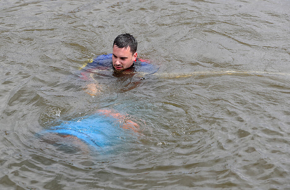 THW probt den Ernstfall in Heilbronn