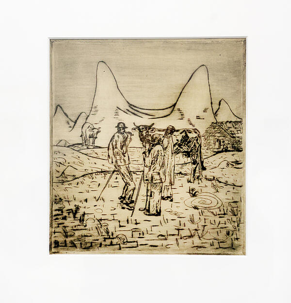 Schweizer Impressionisten in der Kunsthalle Vogelmann. Philipp Bauknecht, Kuhhandel