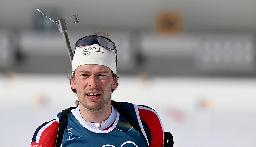 Sturla Holm Laegreid gestand bei den Winterspielen in einem TV-Interview einen Seitensprung. (Archivbild)