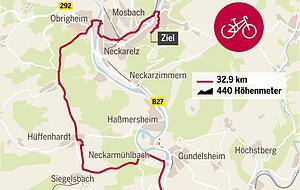 Unter anderem kommt man an der Tour an vier Schlössern vorbei. Foto: HSt-Grafik Unter anderem kommt man an der Tour an vier Schlössern vorbei. Foto: HSt-Grafik