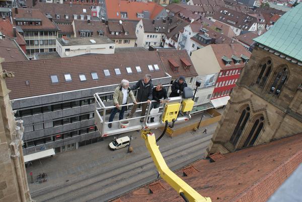 Hubsteiger am Kiliansturm | 16.05.