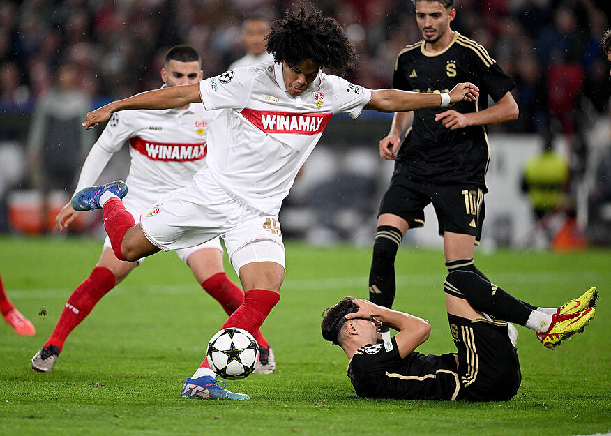 Am Ende bleibt es beim 1:1. Immerhin: Der VfB Stuttgart holt den ersten Punkt in der Champions-League-Ligaphase.