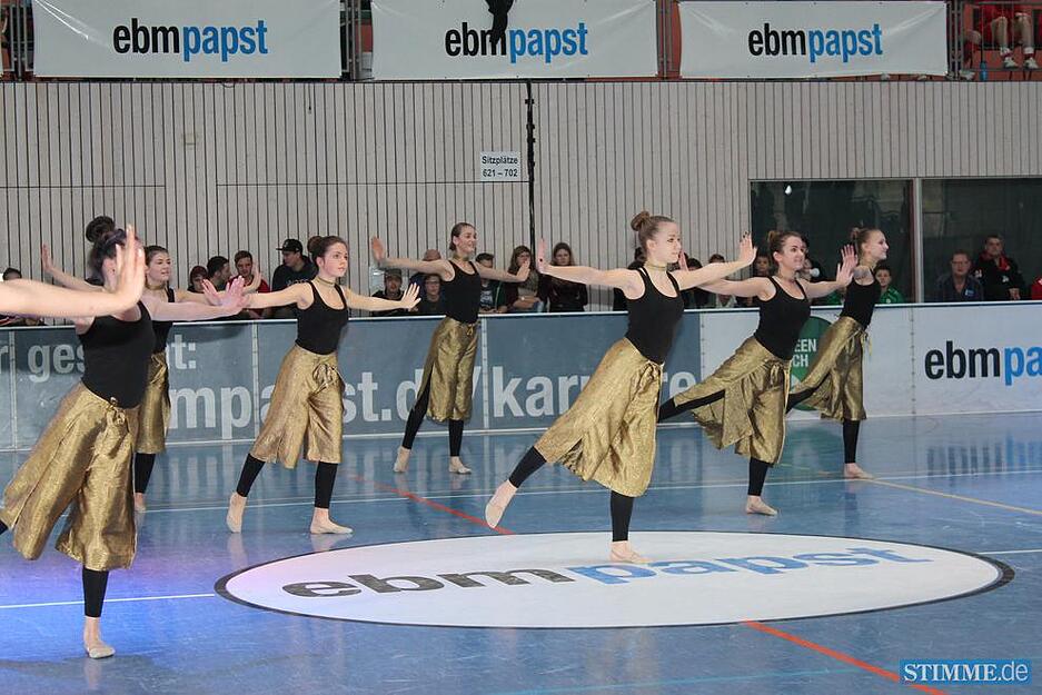 Die Jazztanzgruppe Impuls des SV Mulfingen