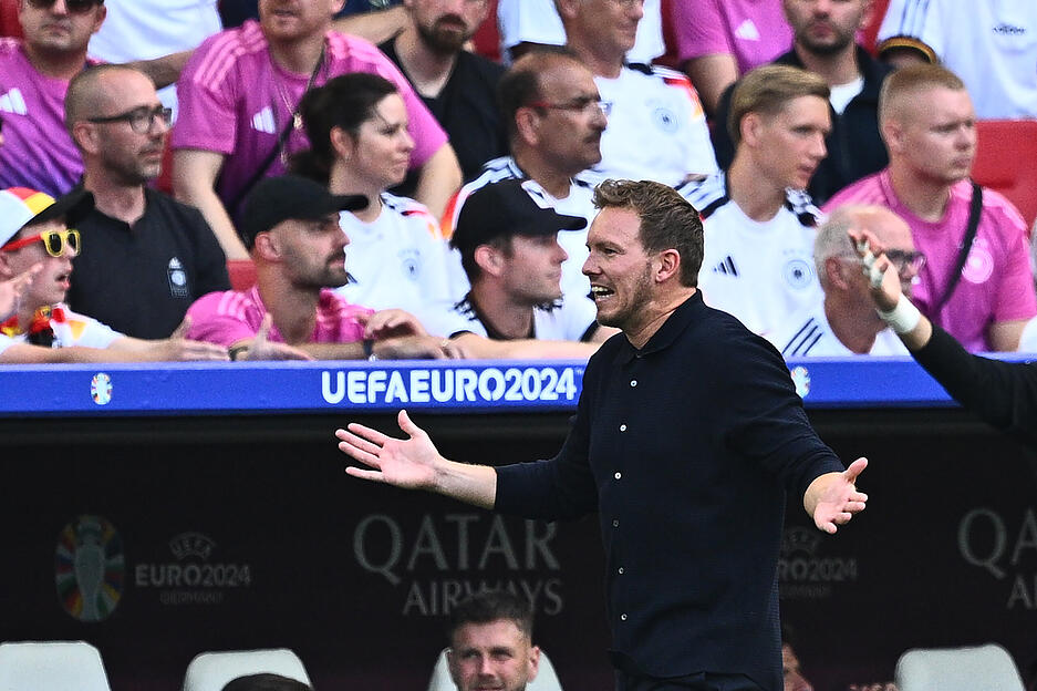 Nicht immer war Julian Nagelsmann zufrieden.