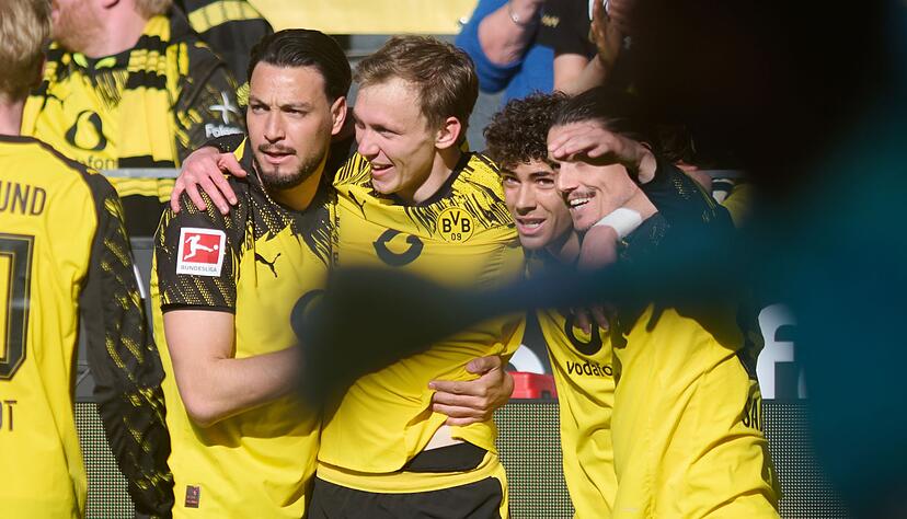 Jubel bei Borussia Dortmund: Die vorzeitige Champions-League-Qualifikation ist geschafft.