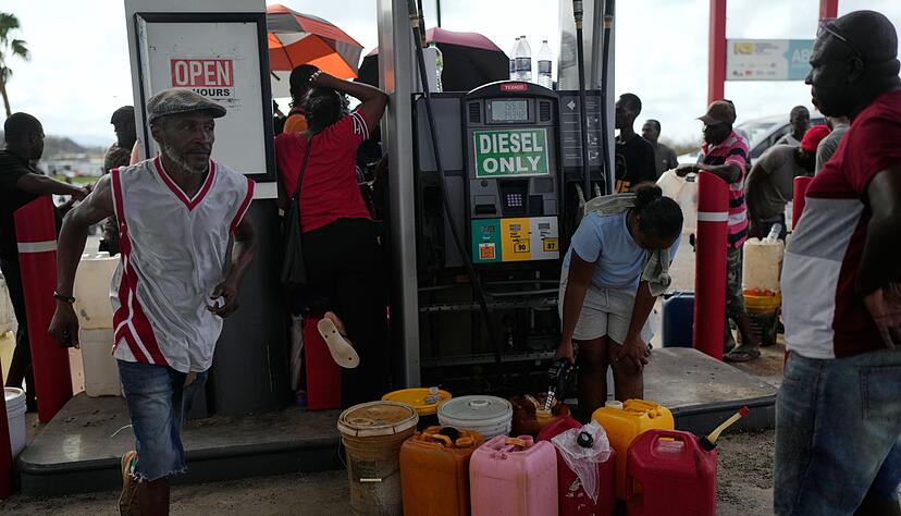 Einige Tankstellen auf Jamaika haben nur noch wenig Kraftstoff.