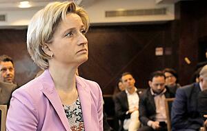 Bald soll die Partnerschaft wieder mit Besuchen wie diesem 2017 gepflegt werden: Wirtschaftsministerin Nicole Hoffmeister-Kraut in Tel Aviv.
Foto: dpa