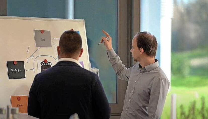 Die Beratung von Startups geh&ouml;rt zu den Aufgaben von HF Con in K&uuml;nzelsau. Dort gibt es auch Coworking Spaces f&uuml;r die Gr&uuml;nder.
Foto: privat