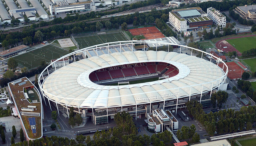Spielort der EM 2024: MHP-Arena in Stuttgart