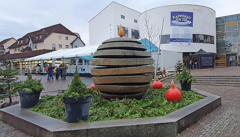 Die adventliche Stimmung in der Innenstadt darf nicht dar&uuml;ber hinwegt&auml;uschen, dass im Rathaus der Stadt Bad Rappenau gerade um jeden Cent gerungen wird.